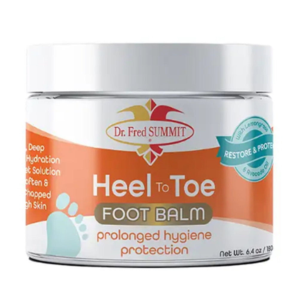 Dr Fred Summit Restore and Protect Heel to Toe Foot Balm, 6.4 Oz